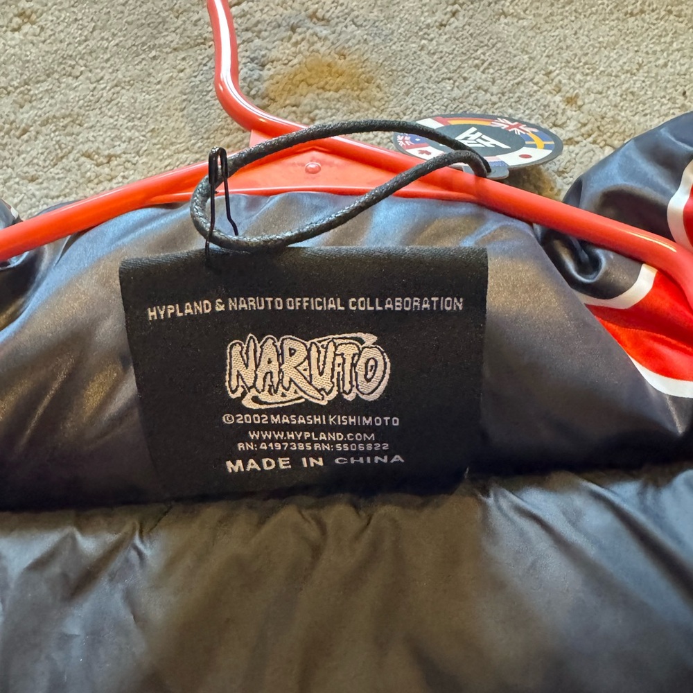 Hypland Naruto Akatsuki Puffer Jacket - XL - Picture 7 of 10